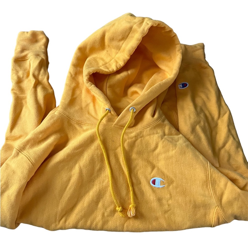 Champion yellow size small original hoodie